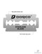 Dorco Stainless Blades
