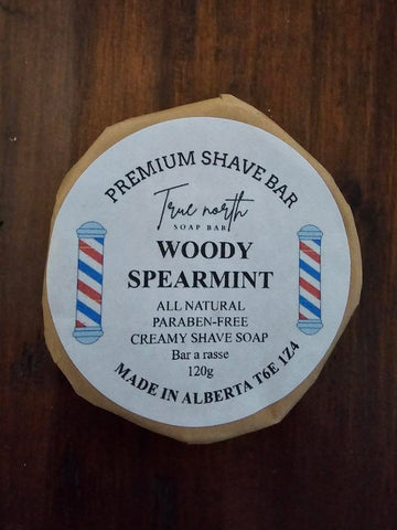 True North Premium Shave Bar(Woody Spearmint)